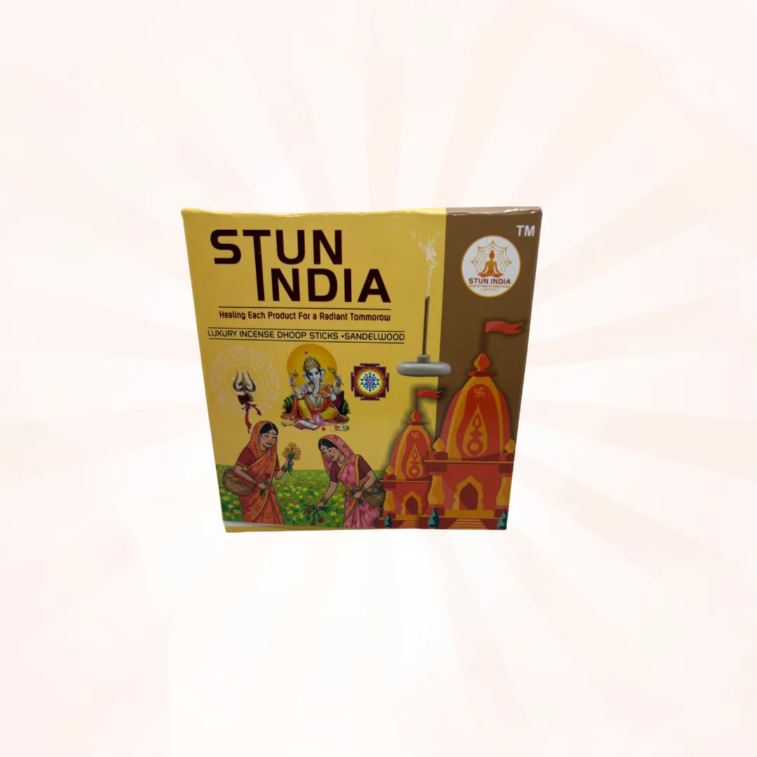 Sandalwood (Chandan)  BAMBOO LESS  DHOOP STICK